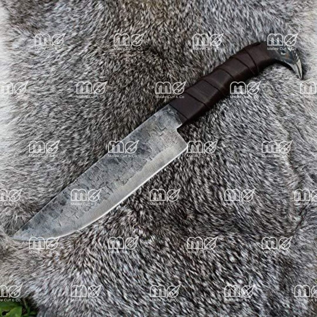 Valyrian Custom Carbon Steel Hunting Knife – Fixed Blade With Personalized Engraving