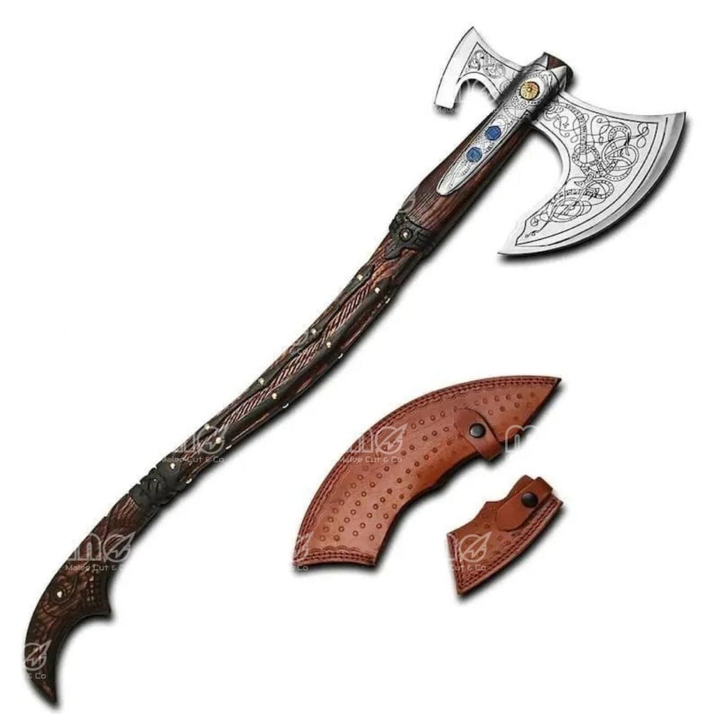 Hand Forged Replica Axe – Handmade Functional GOW Axe