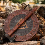 Personalized Ragnar Viking Axe With Shield