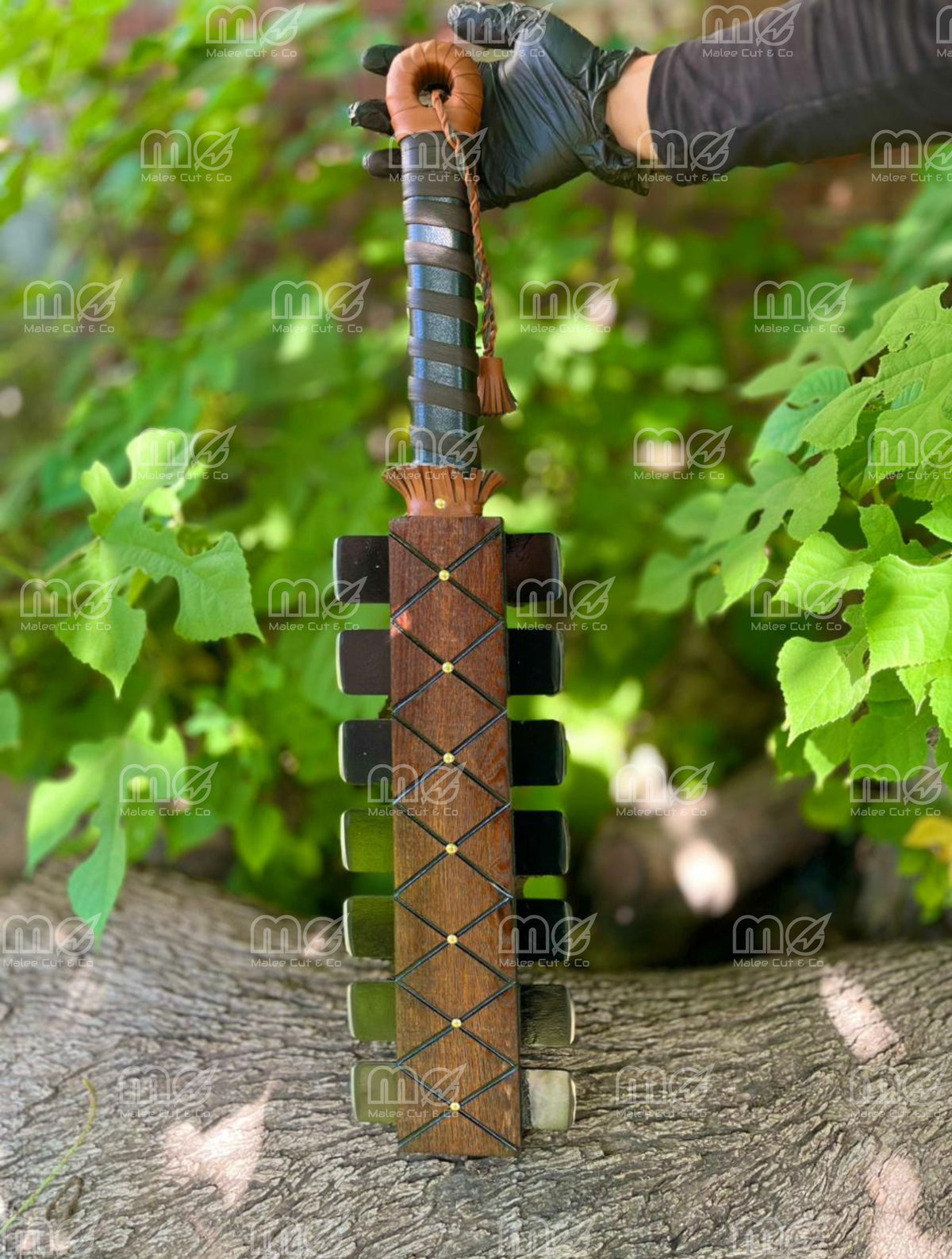 Handmade Aztec Obsidian Sword | Buy Macuahuitl Aztec Sword – Maleecutandco