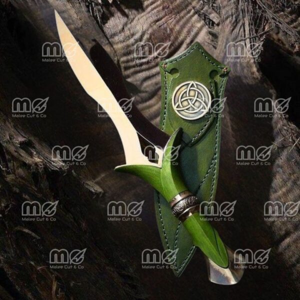 Personalized Hunting, Tactical & Bushcraft Knife – With Leather Sheath