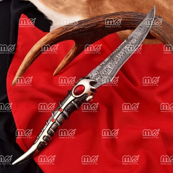 Hand Forged Arya Stark Dagger Replica | Game of Thrones Valyrian Steel Knife