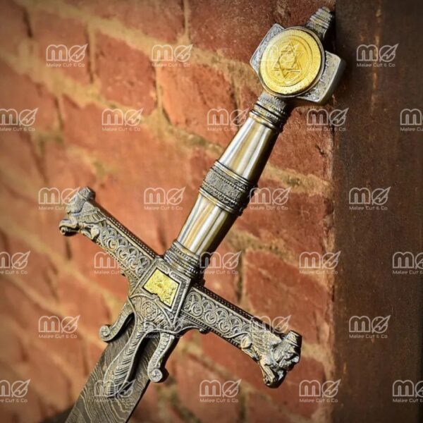 King Solomon Damascus Steel Sword –