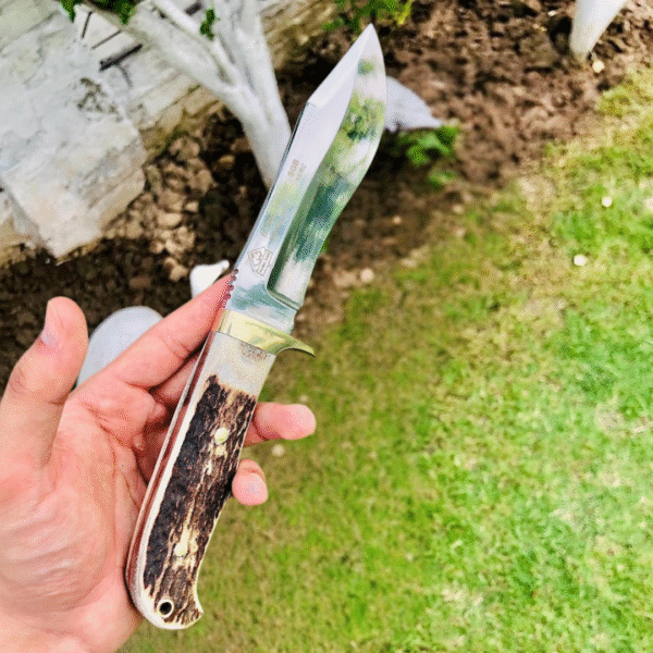 Puma Handmade German Bowie Knife With Stag Handle